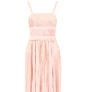 Ulla Johnson Long Satin Dress, Pink, Size 6